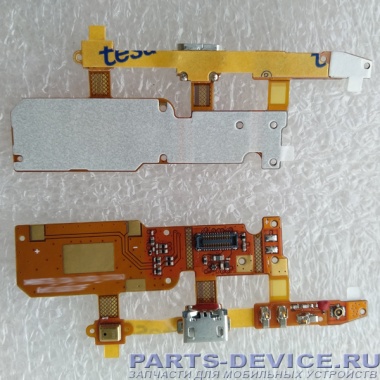 Плата ZTE Blade A515 нижняя разъем зарядки и микрофон для смартфона